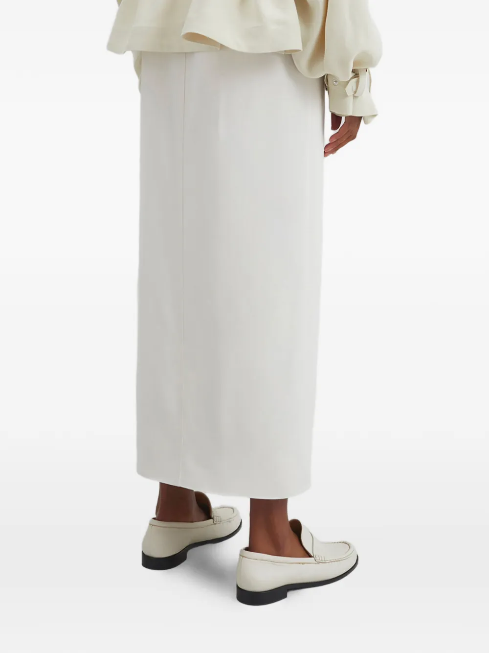 The Frankie Shop Maxi-rok met split Wit