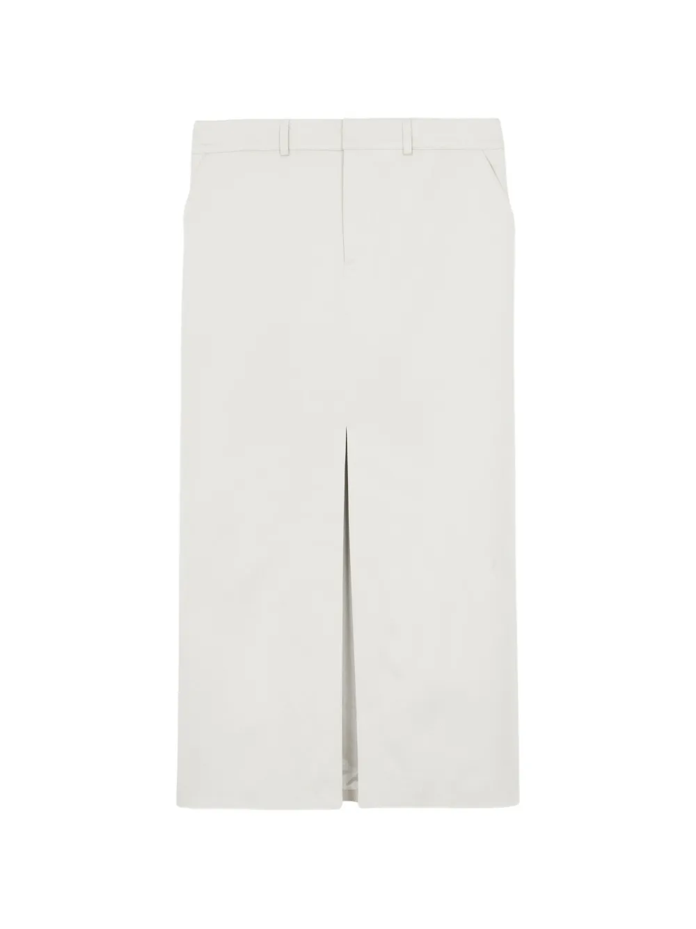 The Frankie Shop Gonna lunga con spacco - Bianco