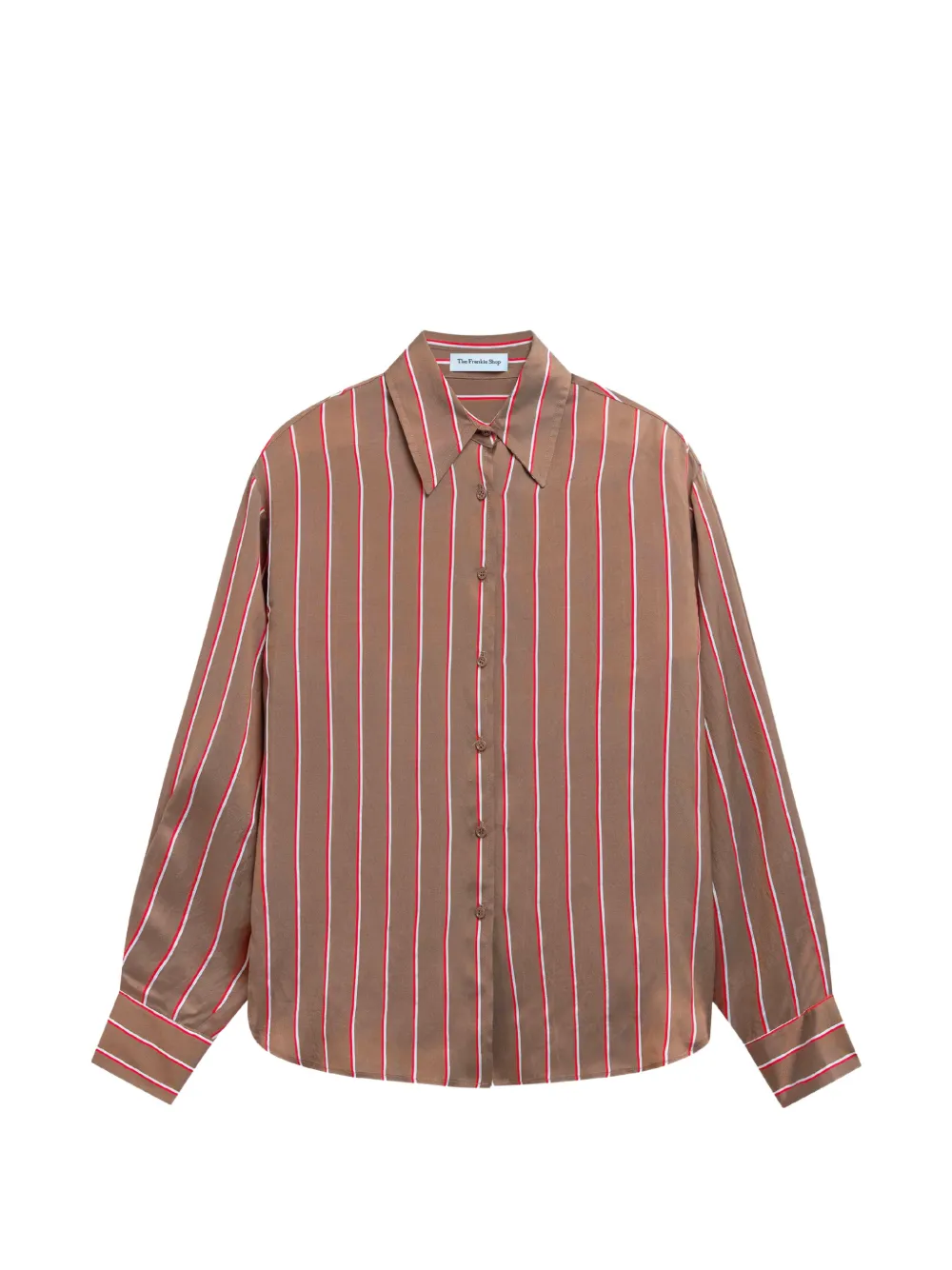 The Frankie Shop Camicia a righe - Marrone