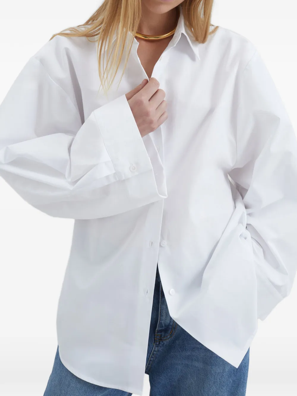 The Frankie Shop Blouse Wit