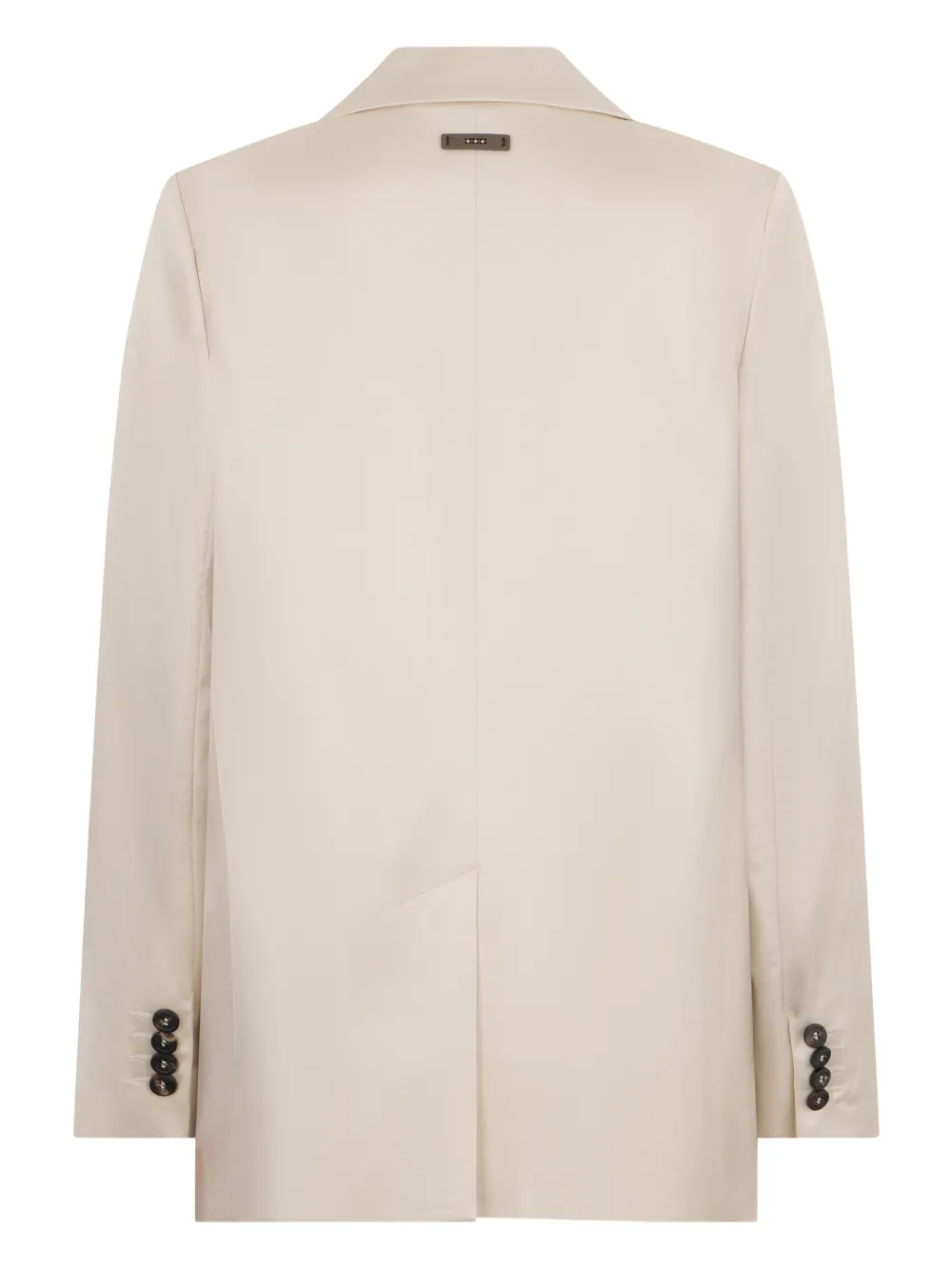 Peserico Blazer met dubbele rij knopen Beige