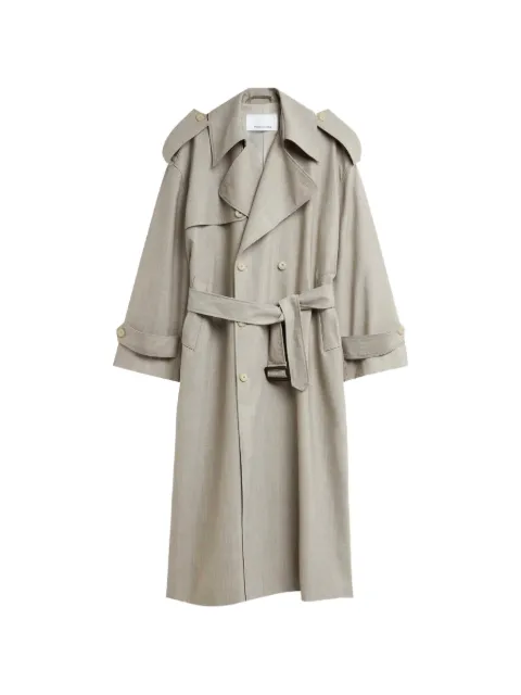 The Frankie Shop double-breasted belted coat