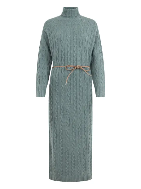 Peserico long-sleeve turtleneck midi dress