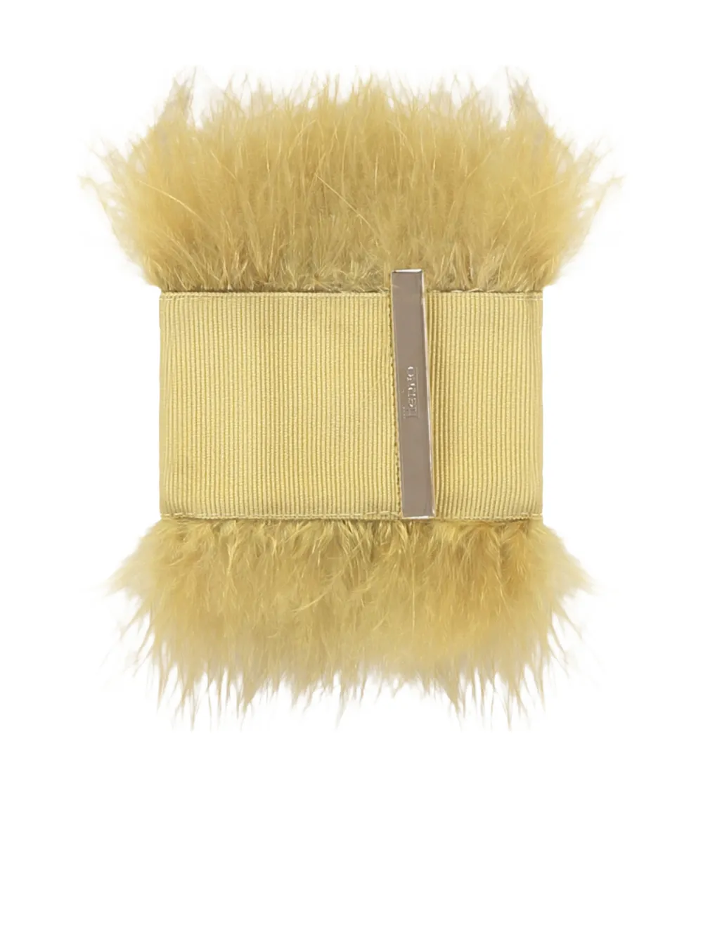 Herno faux-feather bracelet - Giallo