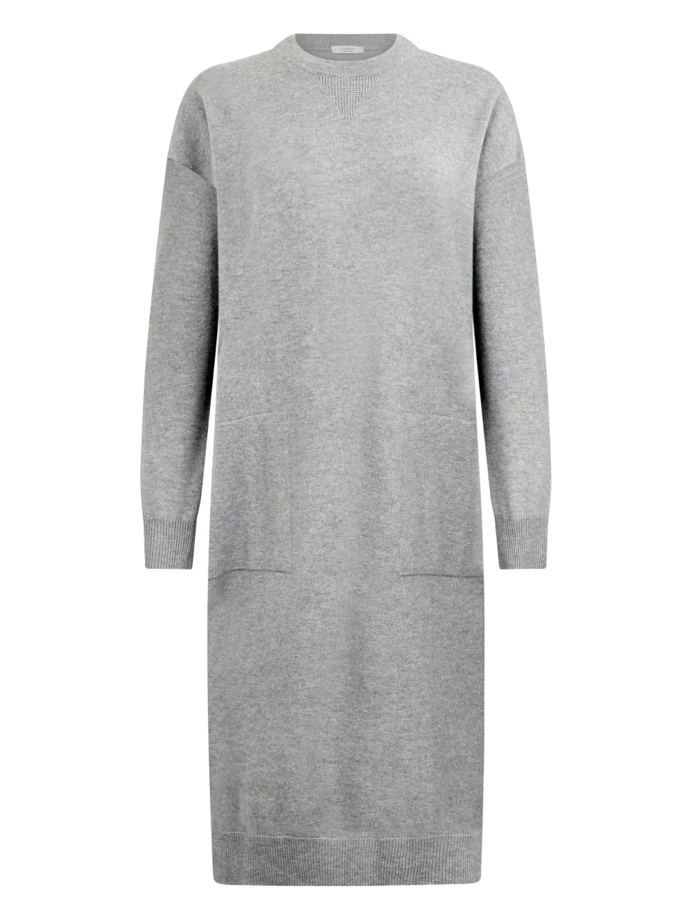 Peserico long-sleeve midi dress - Grigio