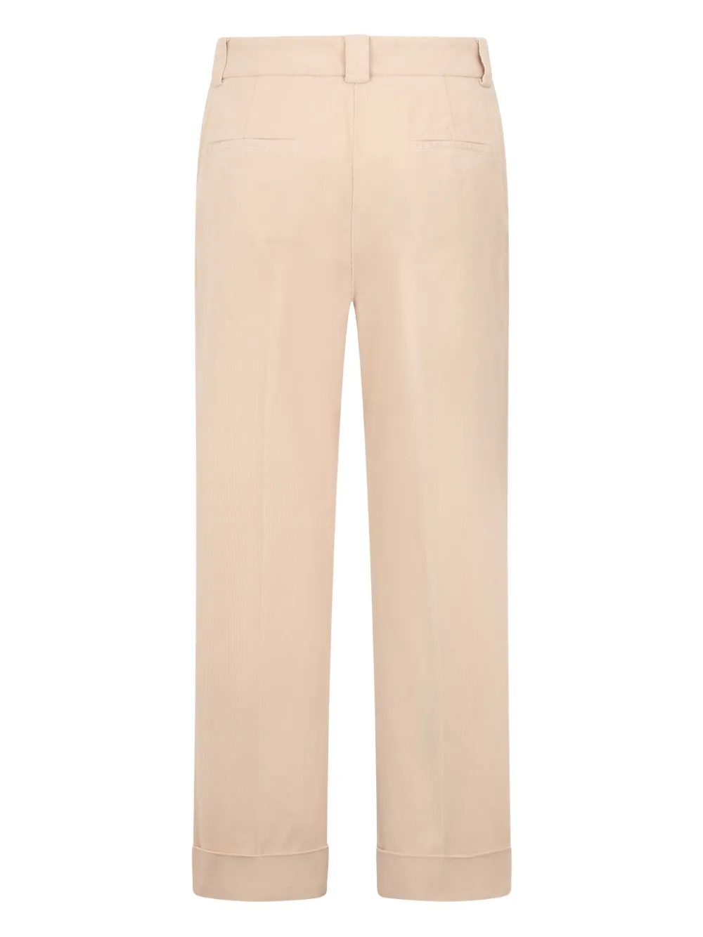 Peserico cropped straight trousers - Beige