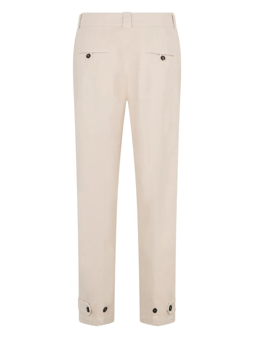 Peserico buttoned straight trousers - Beige