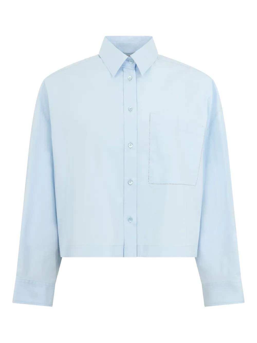 Peserico cropped shirt - Blu