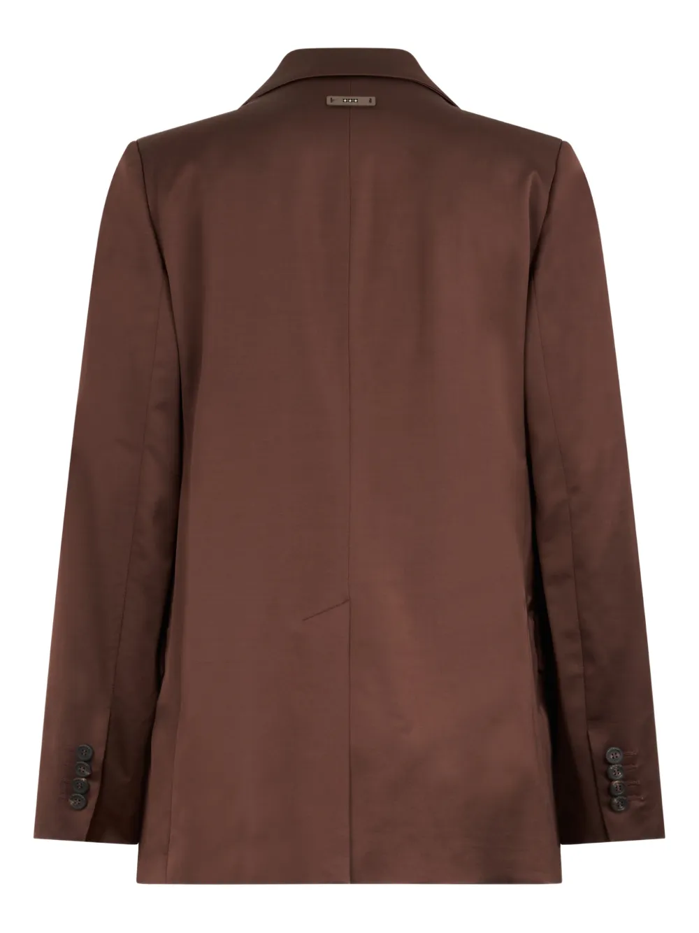  Peserico Satin Blazer - Brown 