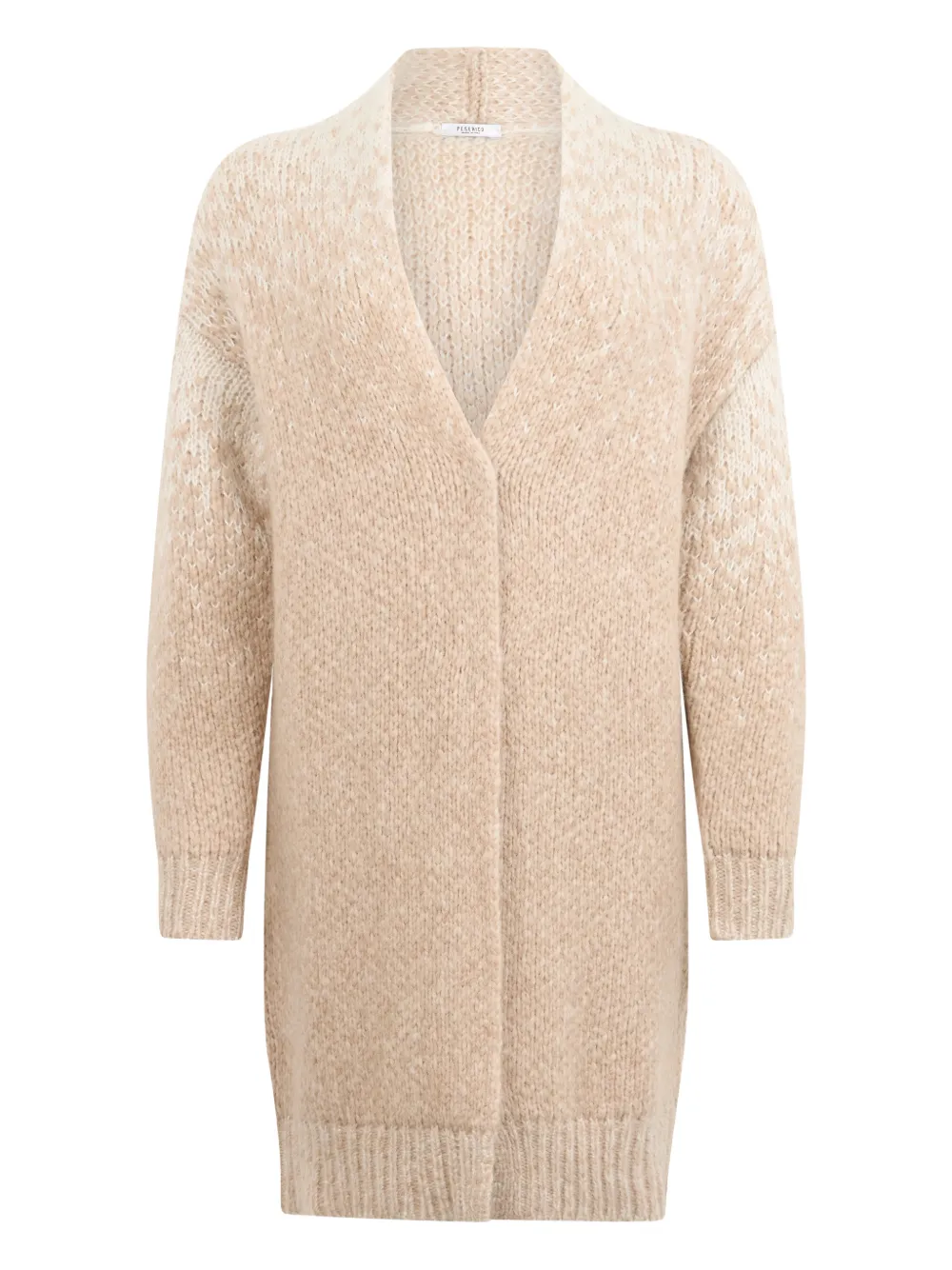 Peserico long-sleeve knitted cardigan - Nude