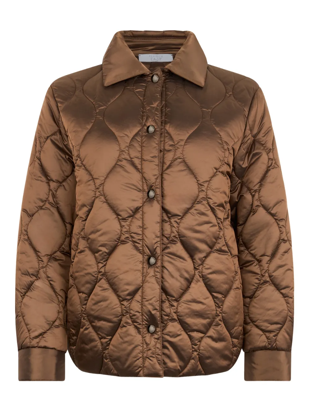 Peserico diamond-quilted padded jacket - Marrone