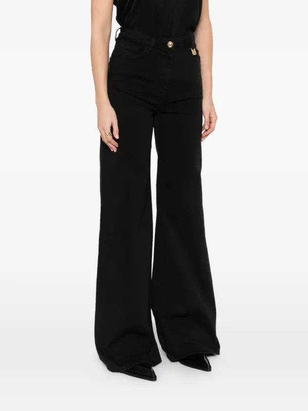 Elisabetta Franchi Palazzo Jeans | Black | FARFETCH