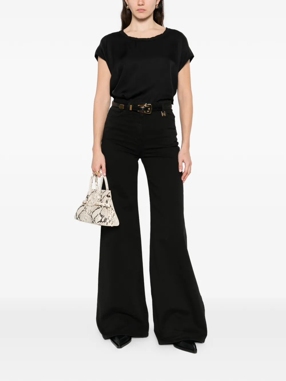 Elisabetta Franchi five-pocket jeans - Zwart
