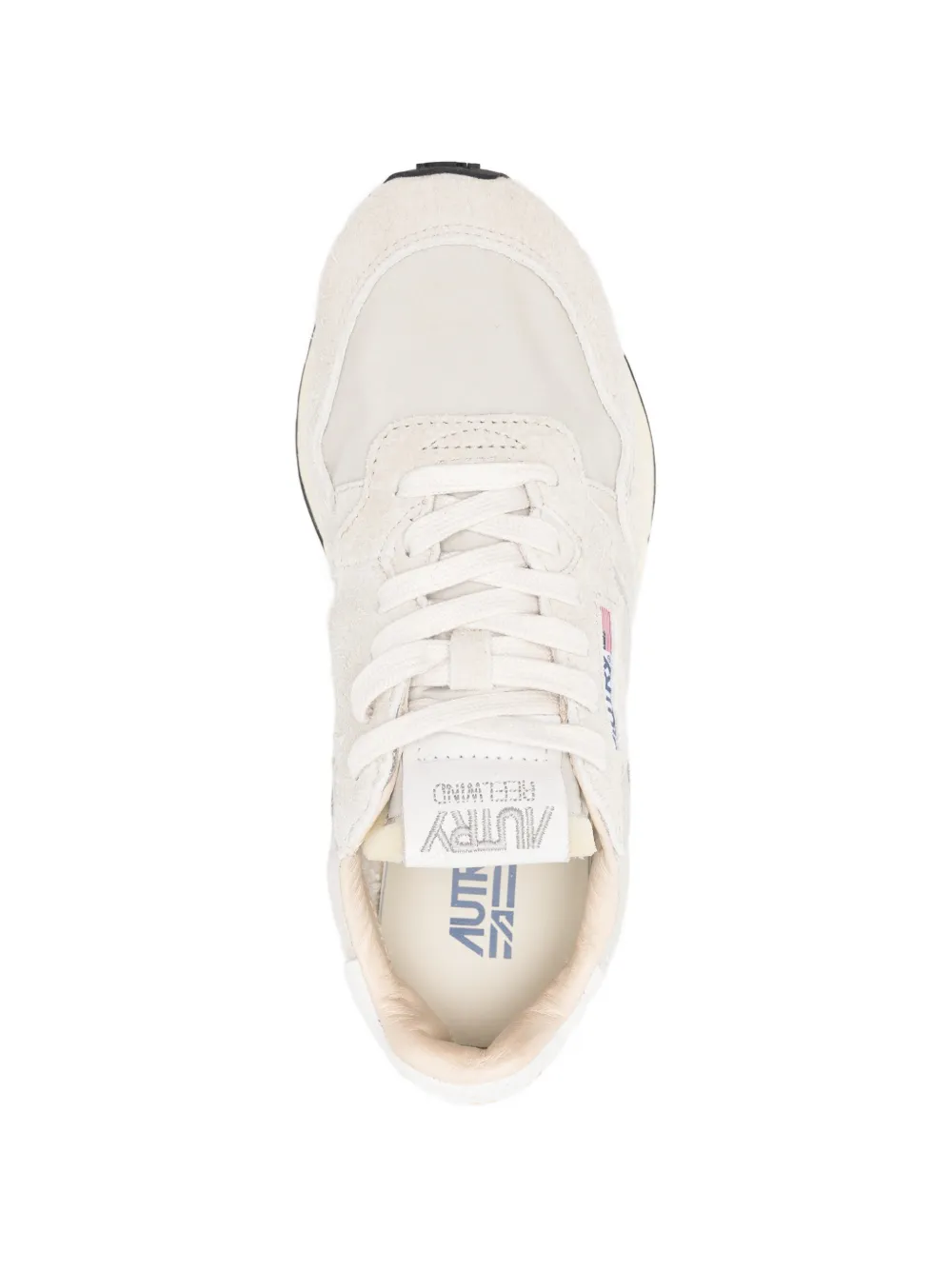 Autry Reelwind leren sneakers met vlakken Beige