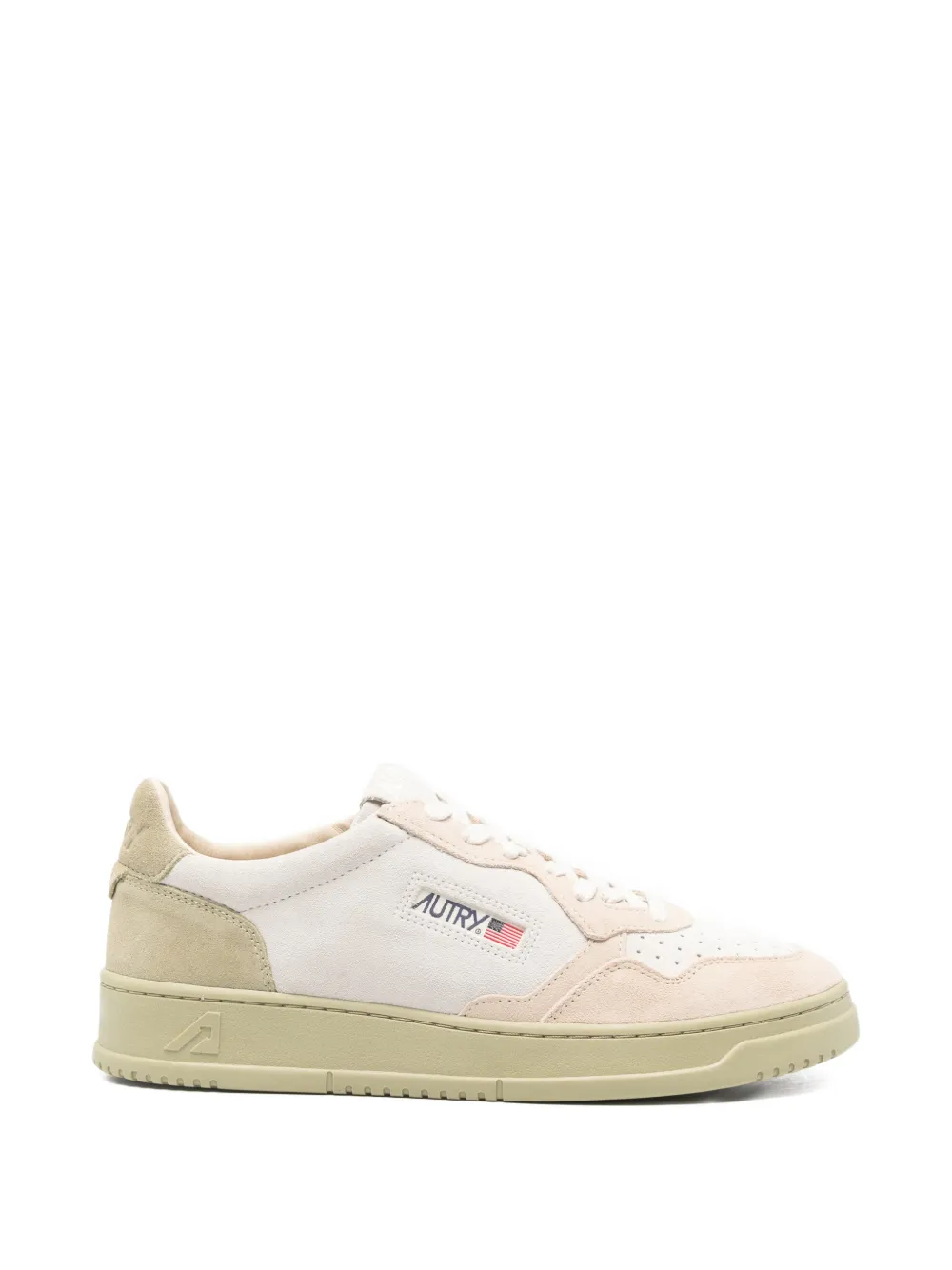 Autry Medalist sneakers met vlakken Beige