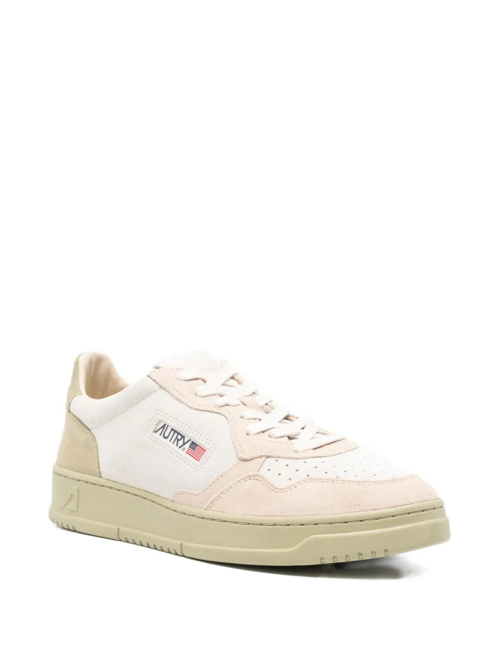 Autry Medalist sneakers met vlakken Beige