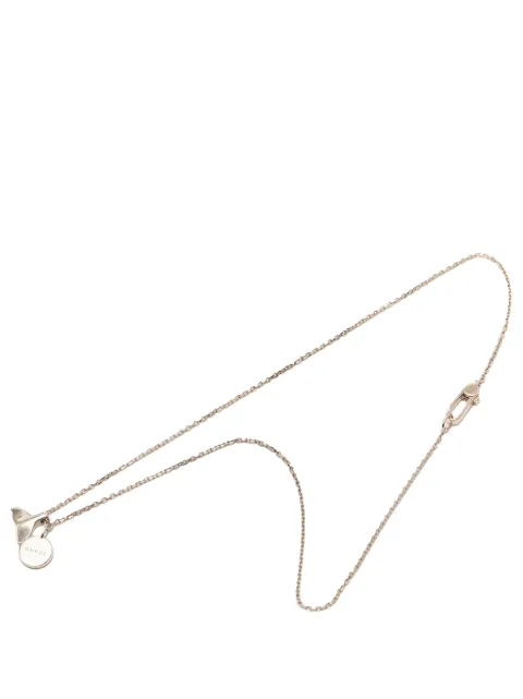Gucci Pre-Owned 2015-2025 Sterling Silver Whale Pendant necklace