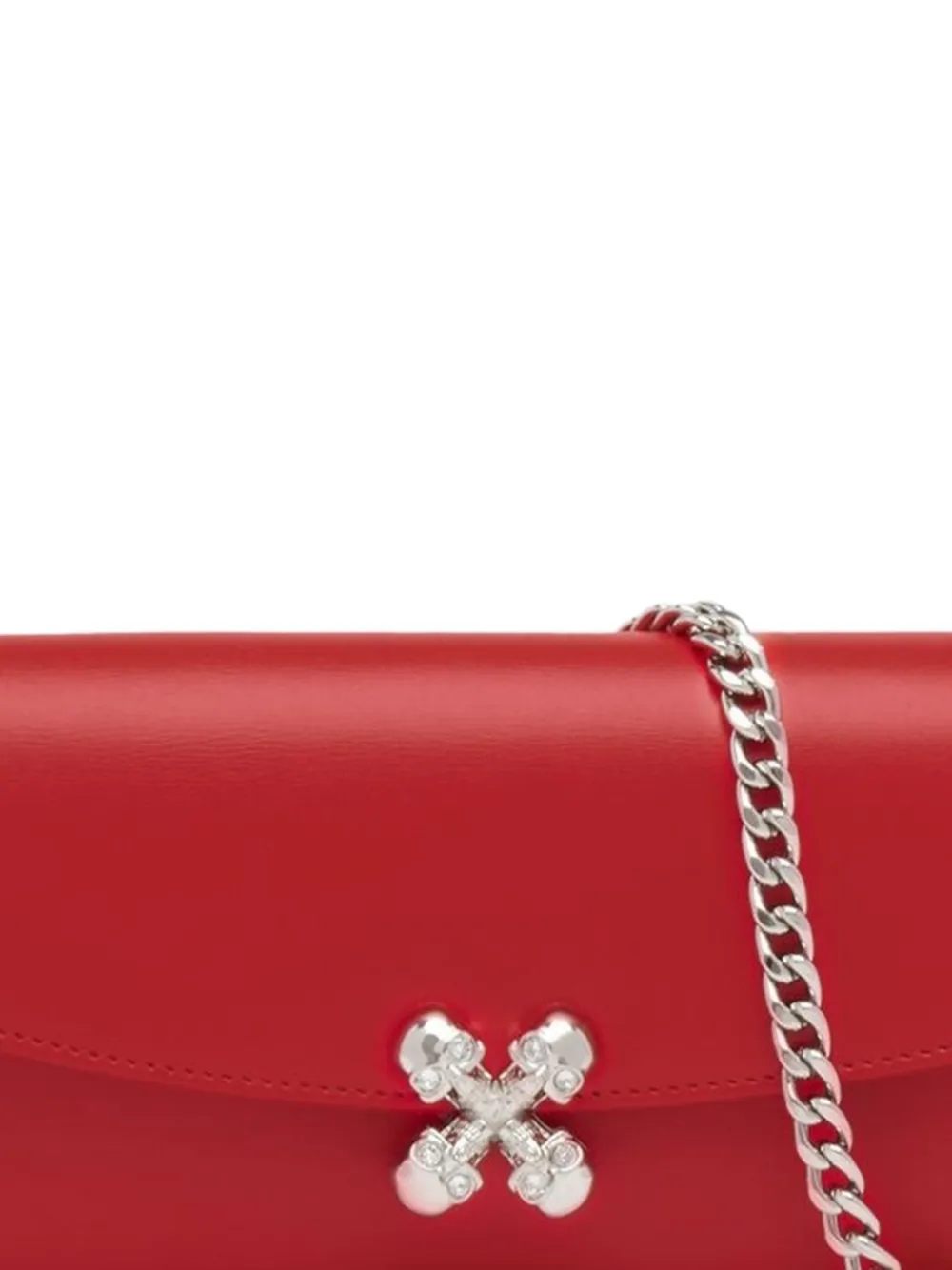 small skull-flower crossbody bag