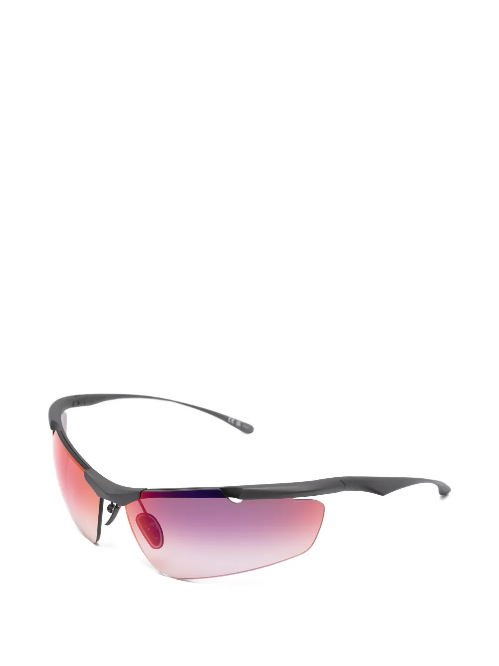 Balenciaga Eyewear Zonnebril met geometrisch montuur Zwart