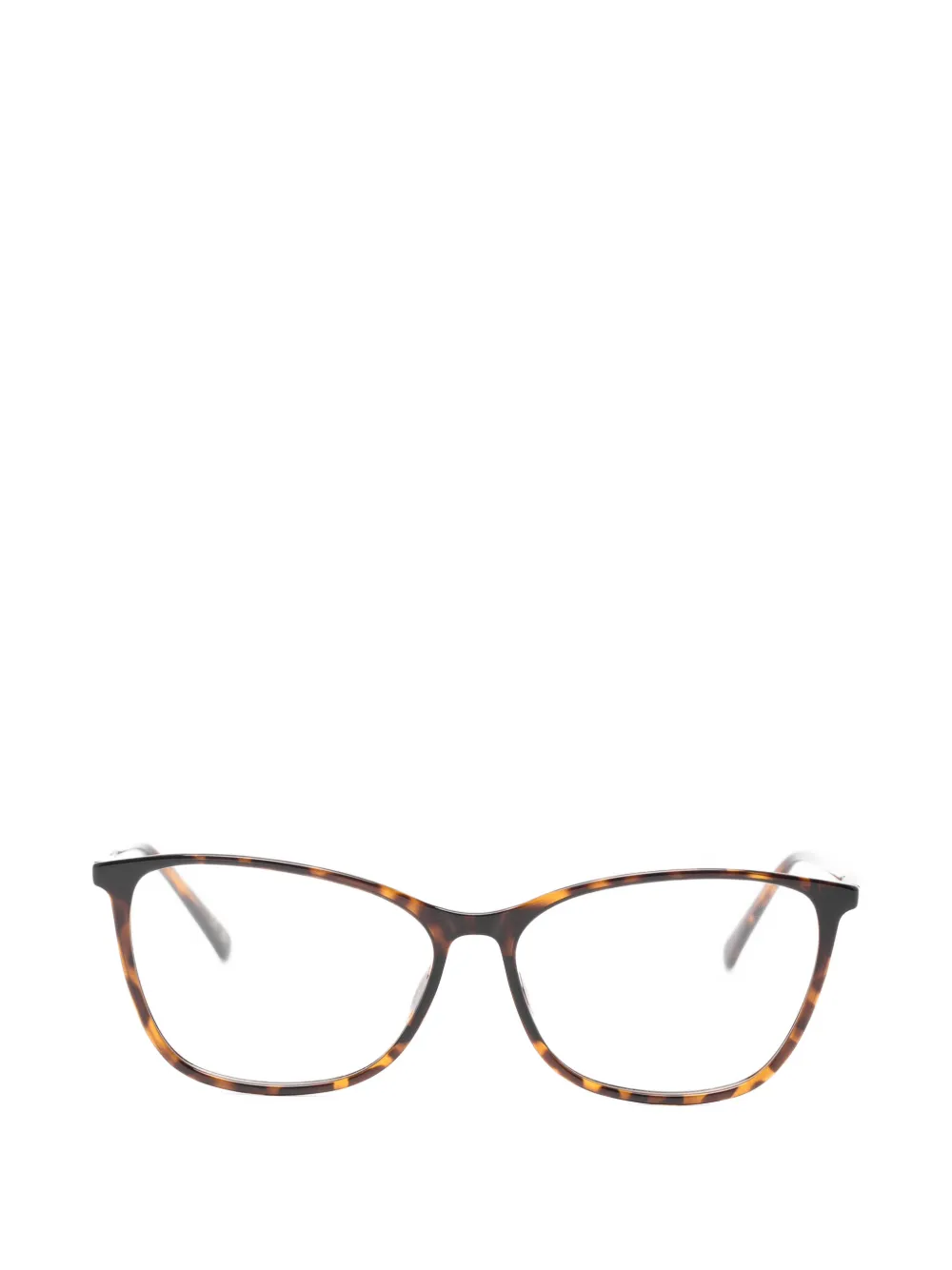 VALENTINO GARAVANI EYEWEAR Occhiali VLOGO con effetto tartarugato - Marrone
