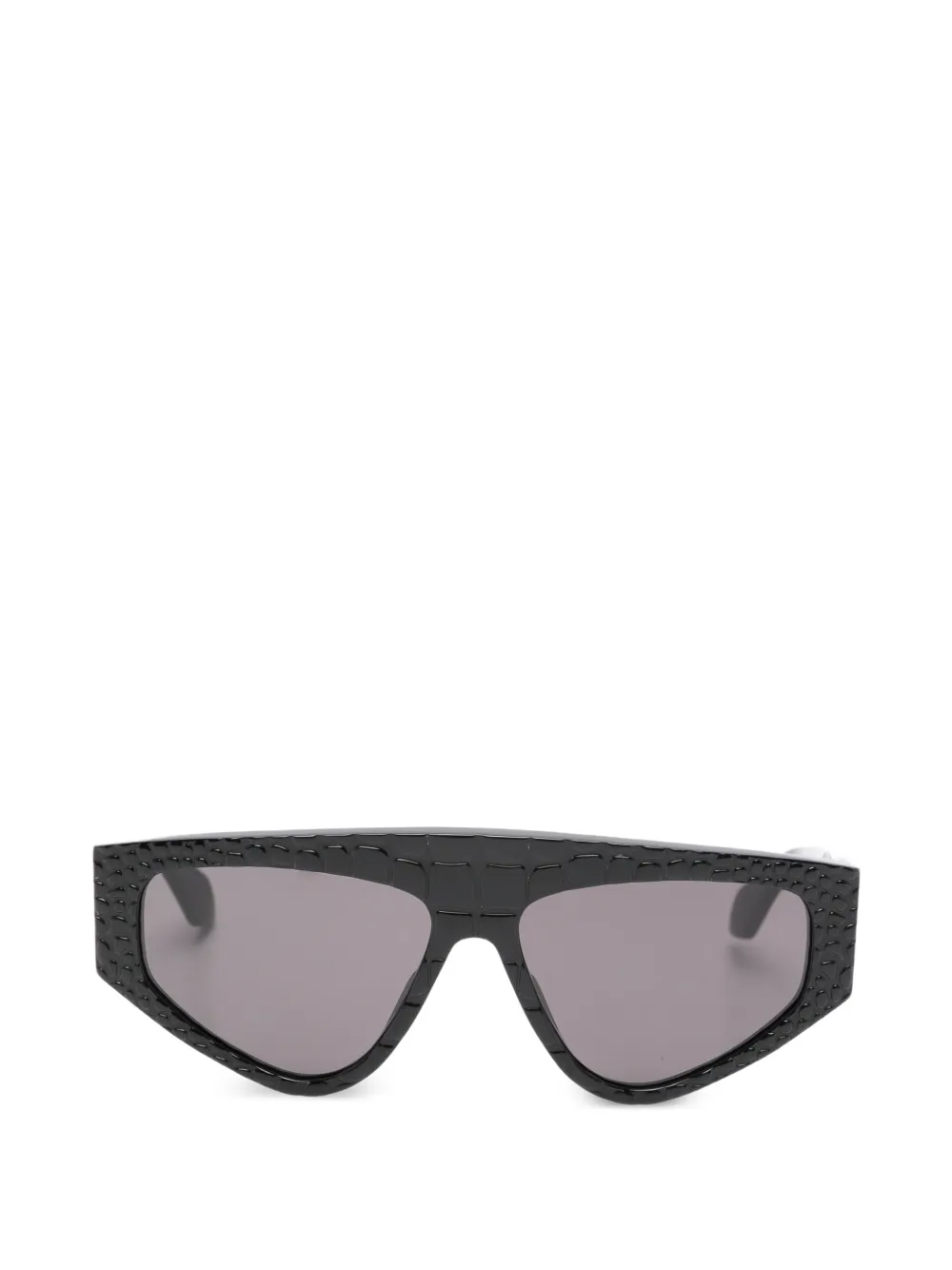 azzedine alaïa geometric-frame sunglasses - Nero