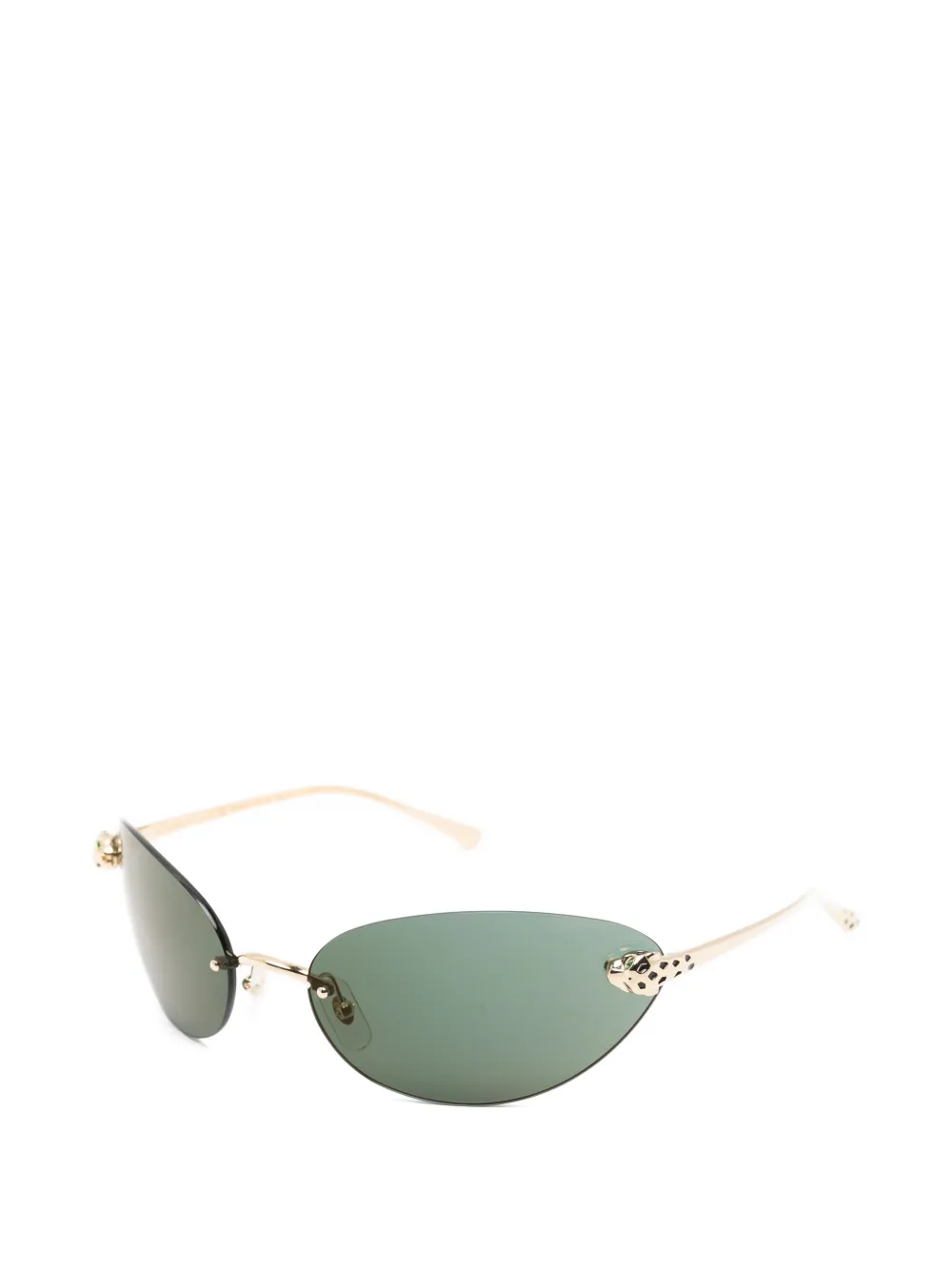  Cartier Eyewear Gafas De Sol Con Montura Cat Eye - Dorado 
