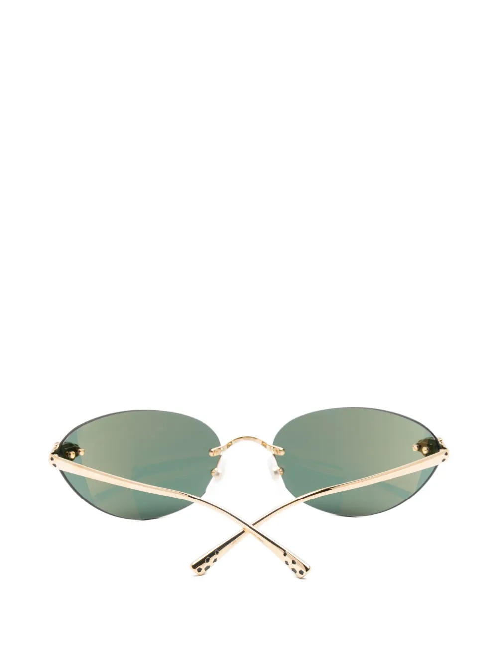  Cartier Eyewear Gafas De Sol Con Montura Cat Eye - Dorado 