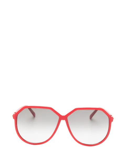 VALENTINO GARAVANI EYEWEAR 기하학 프레임 선글라스