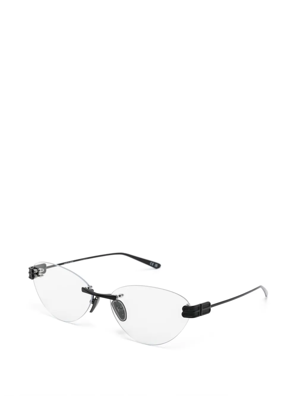 Balenciaga Eyewear Bril met cat-eye montuur Zwart