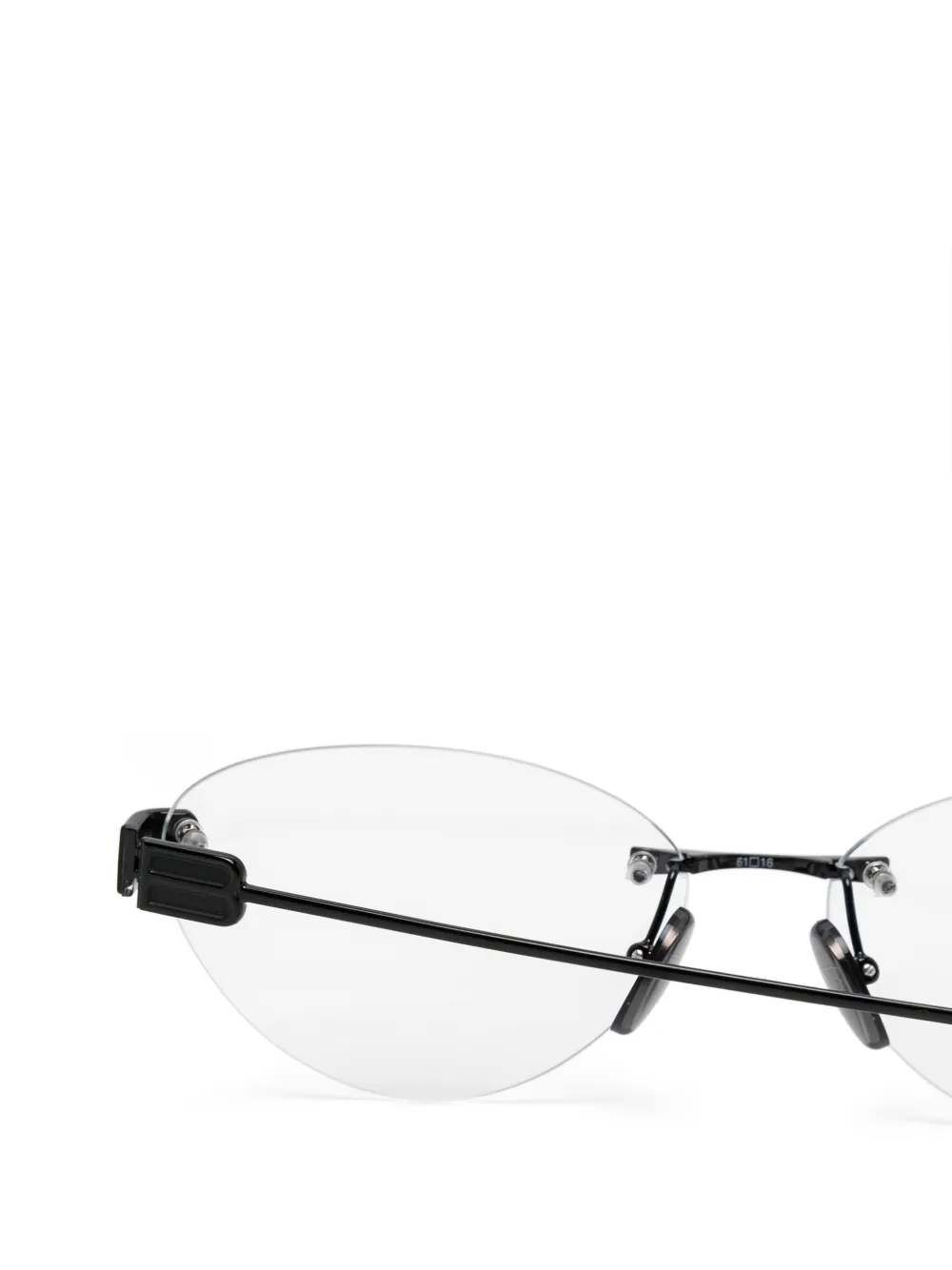 Balenciaga Eyewear Bril met cat-eye montuur Zwart