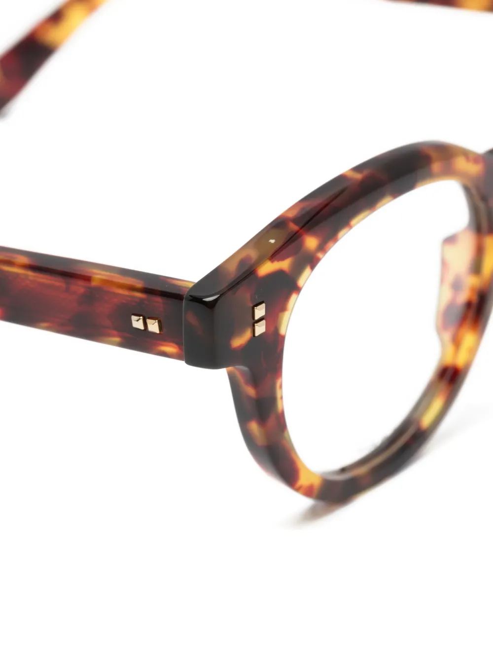  Dunhill Round-frame Glasses - Brown 