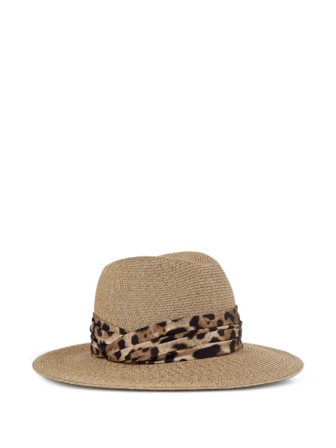 Eugenia Kim courtney leopard-print sun hat