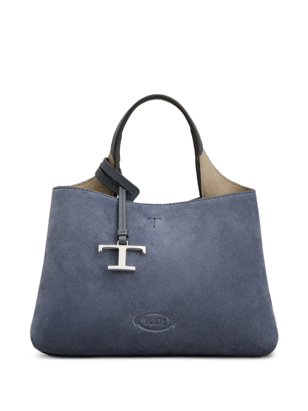 Tod's Borsa tote con applicazione - Blu