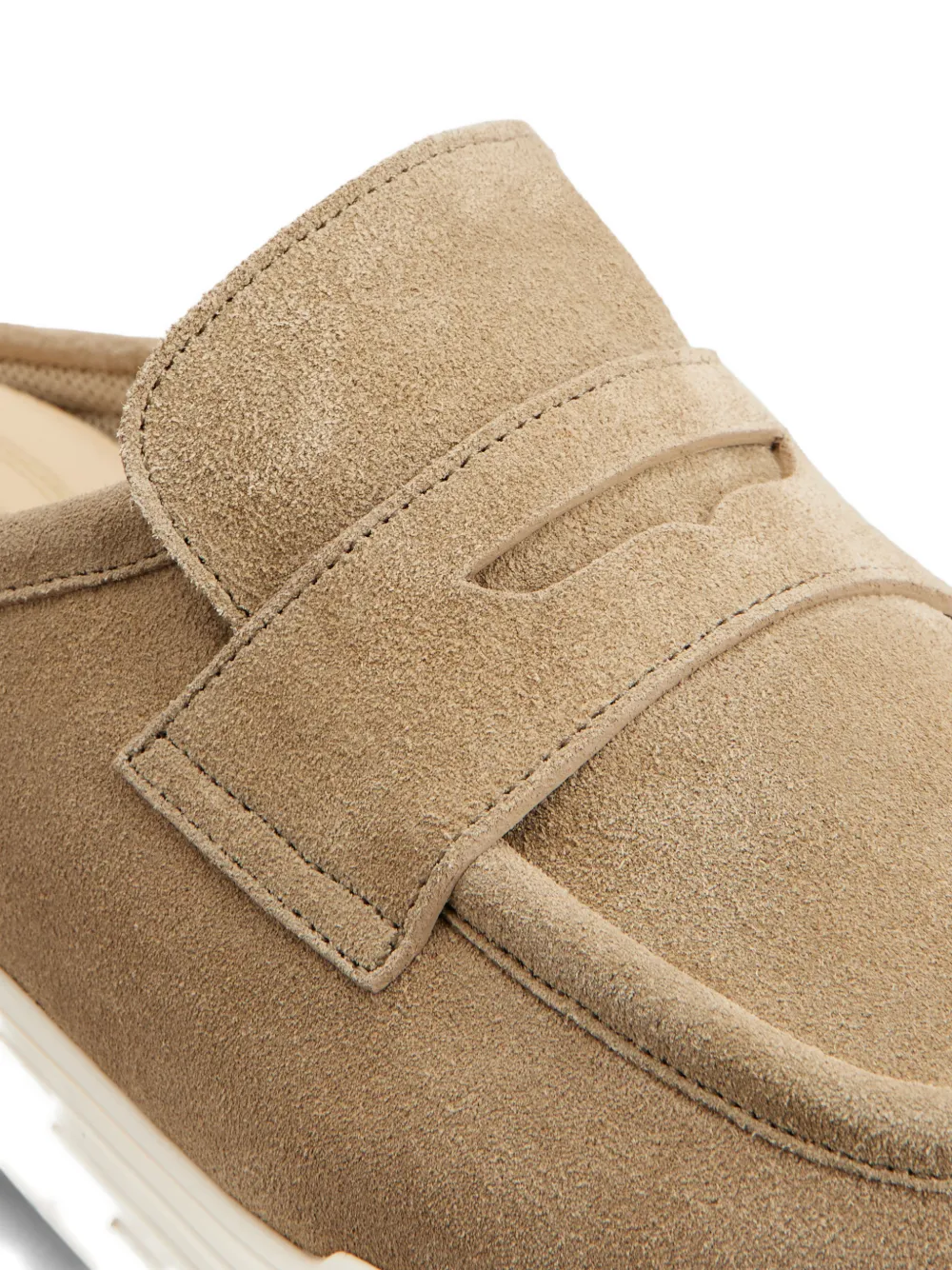 Tod's penny-slot mules Beige