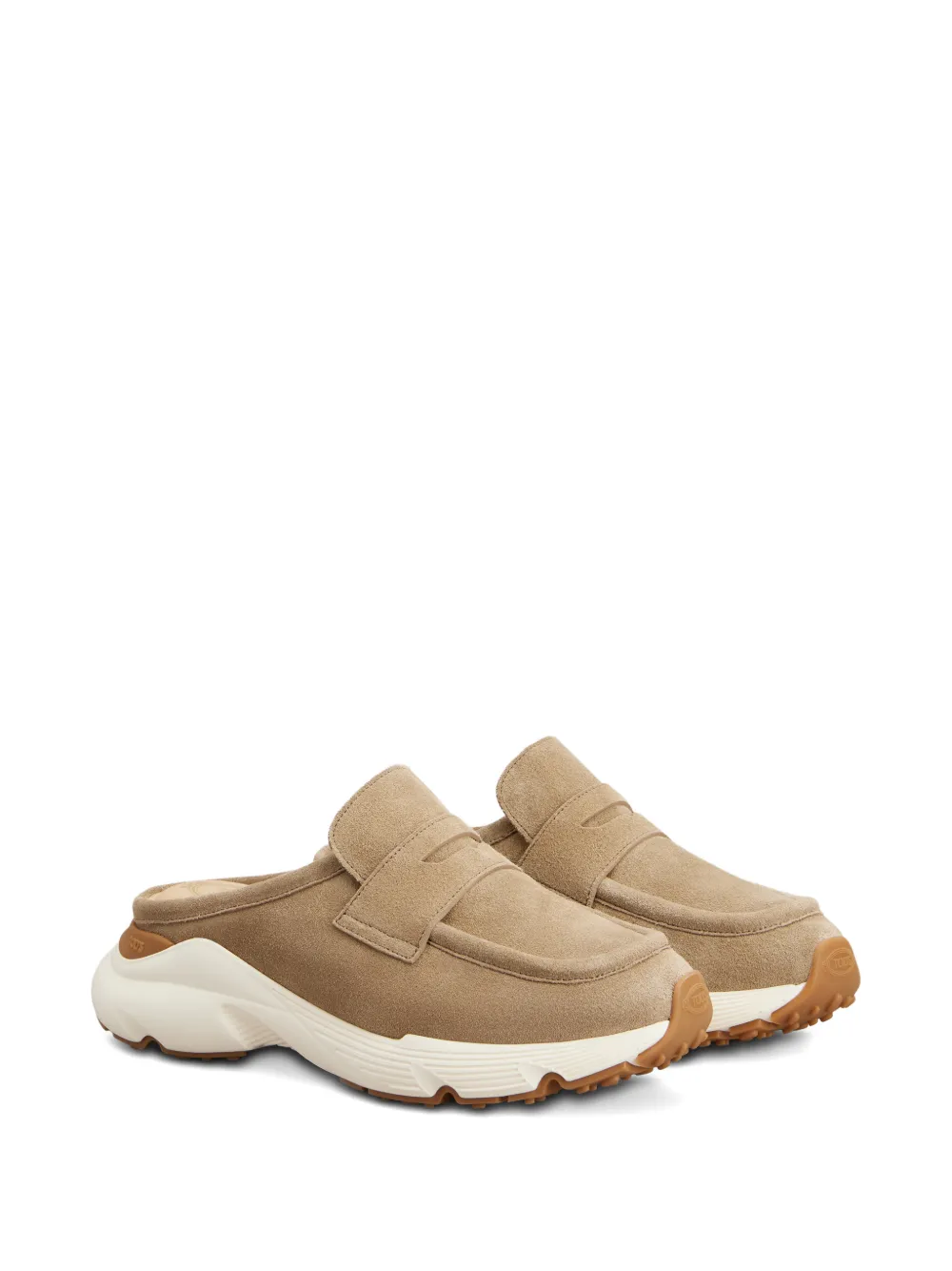 Tod's penny-slot mules Beige