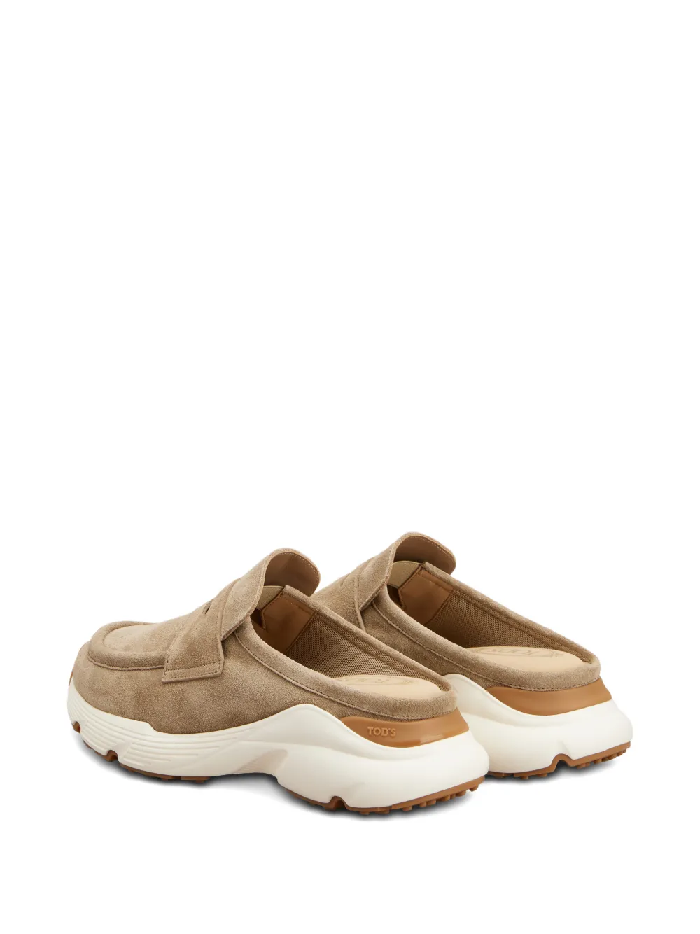 Tod's penny-slot mules Beige