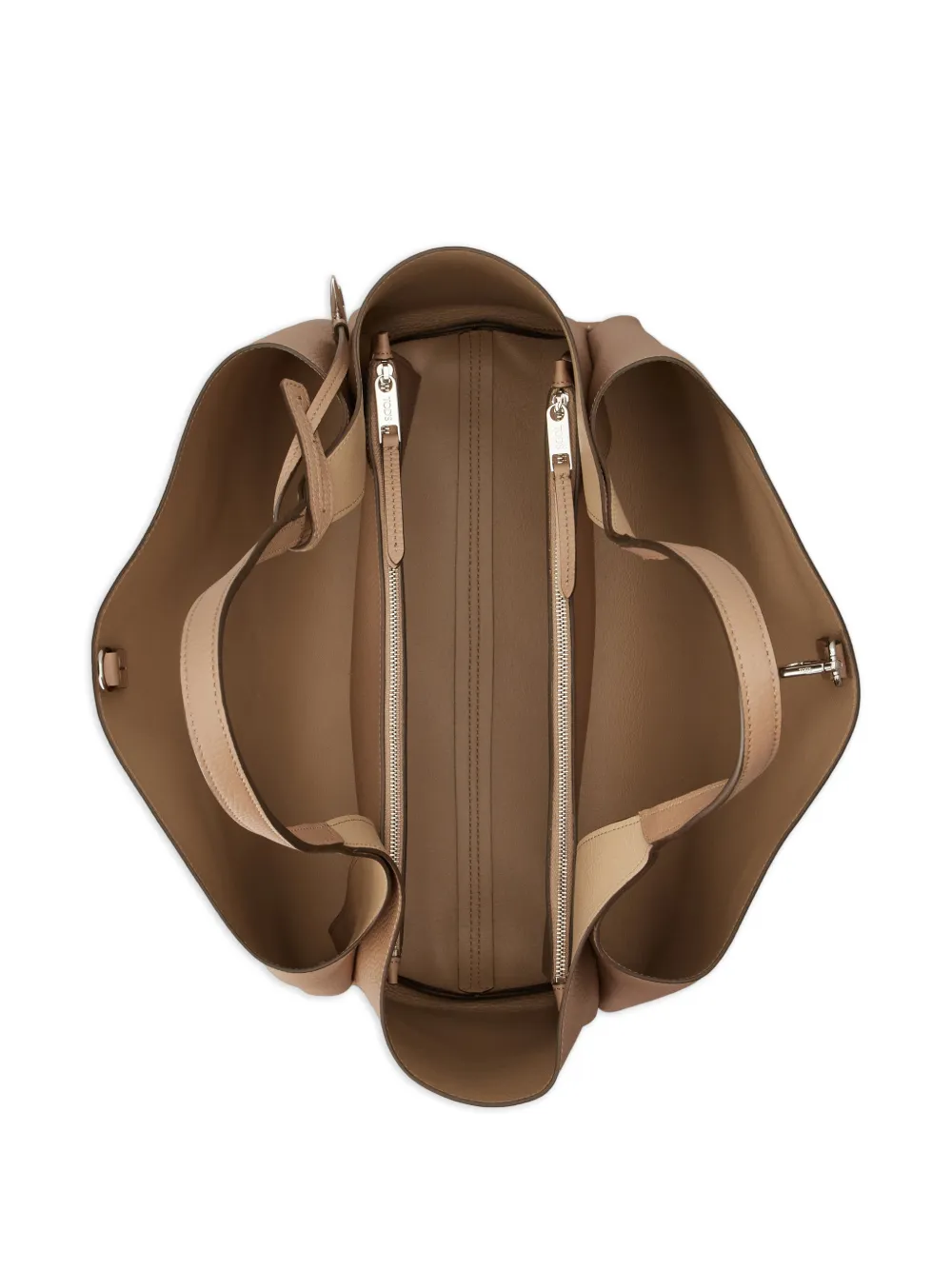 Tod's Medium schoudertas met logodetail Beige