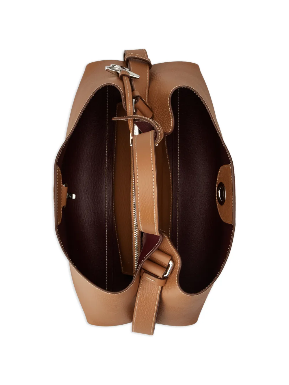 Tod's Leren shopper Bruin