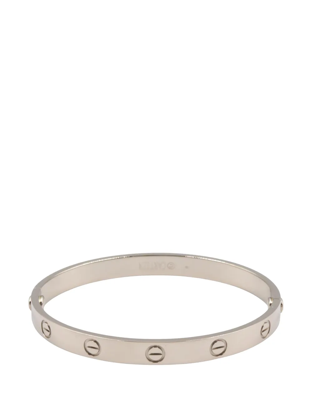 Cartier 2010-2025 18K White Gold Classic Love bracelet - Argento