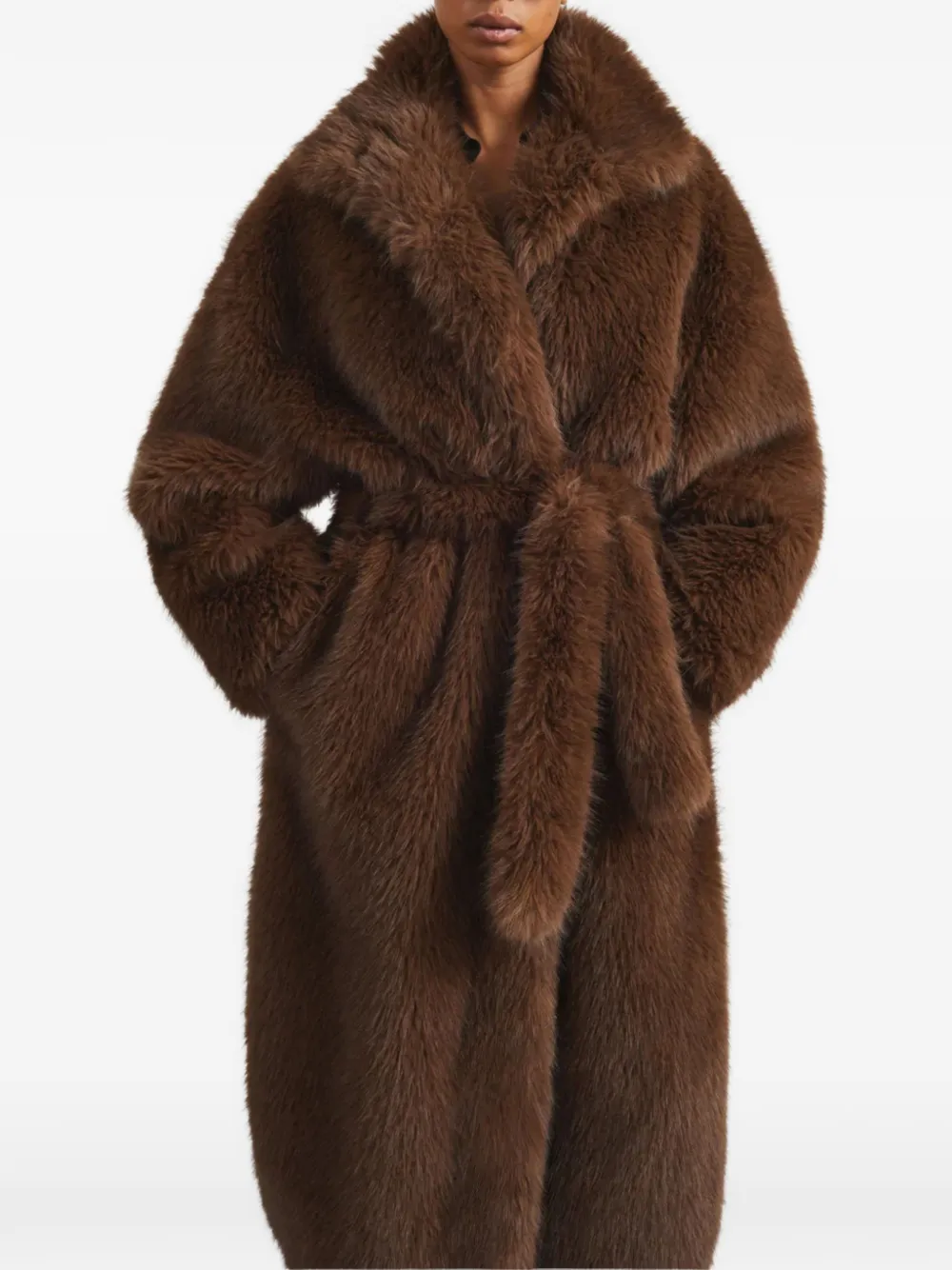 The Frankie Shop Ravello coat - Marrone