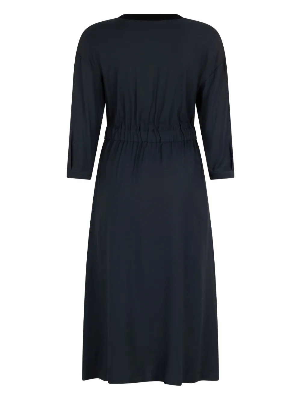 Peserico belted midi dress - Blauw