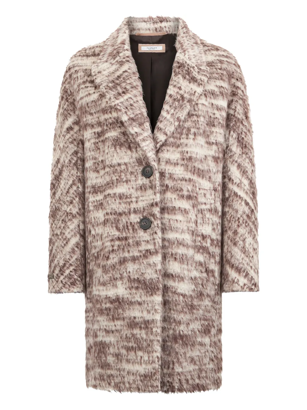 Peserico single-breasted coat - Nude