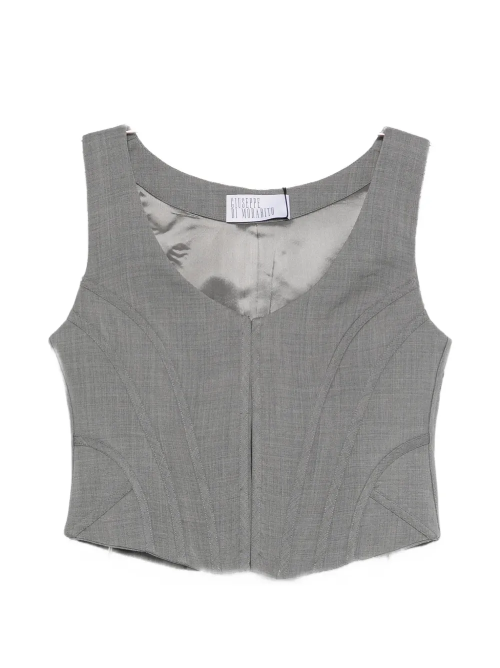 Giuseppe Di Morabito paneled top - Grigio