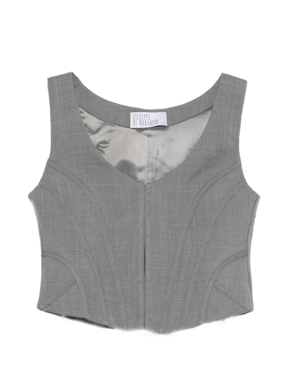 Giuseppe Di Morabito paneled top - Grigio