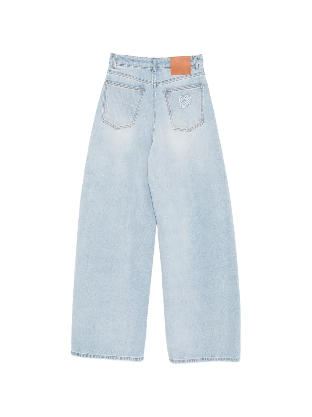 Giuseppe Di Morabito Broek met vlakken Blauw