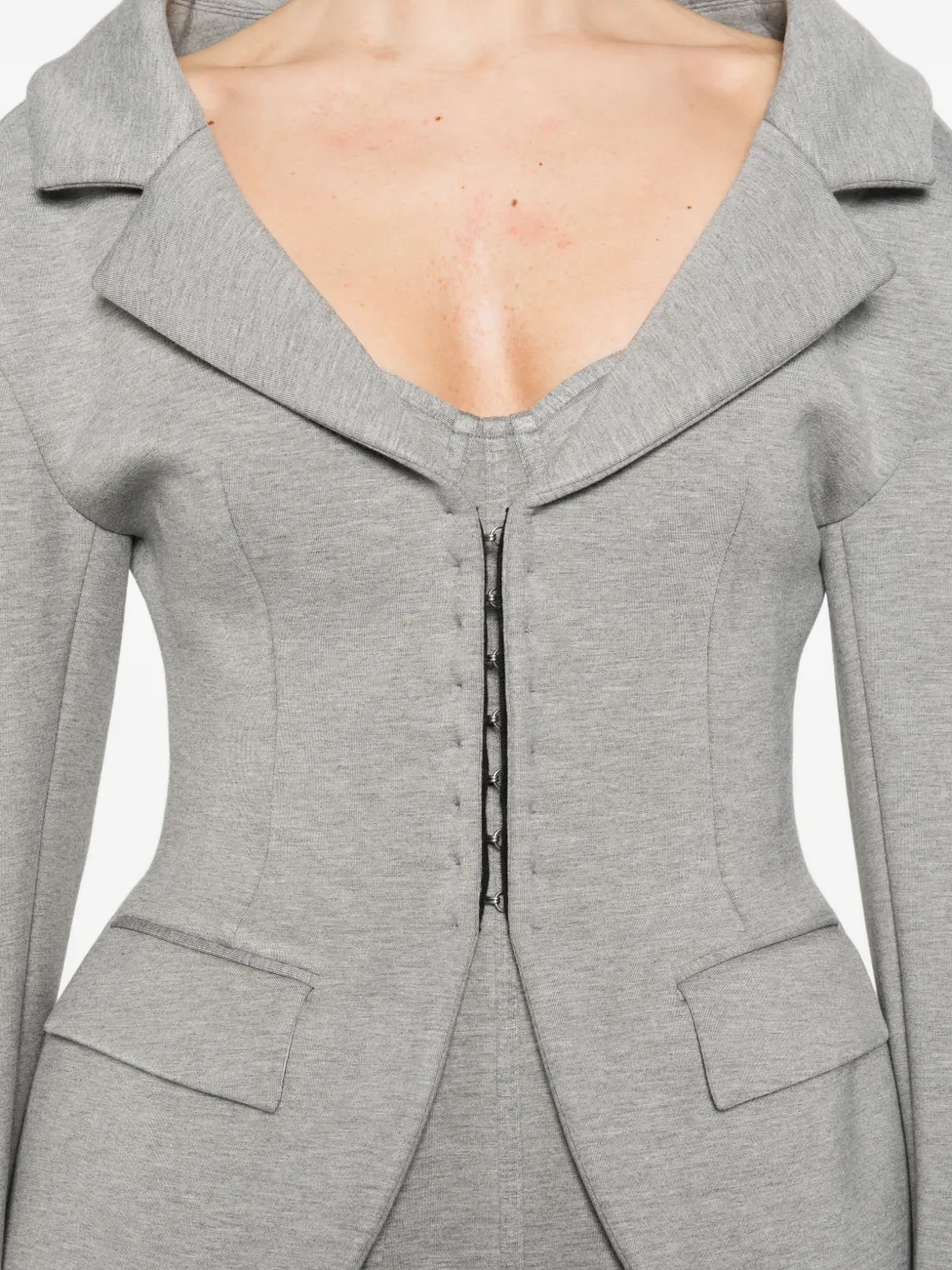 Giuseppe Di Morabito Blazer met bewerkte revers Grijs