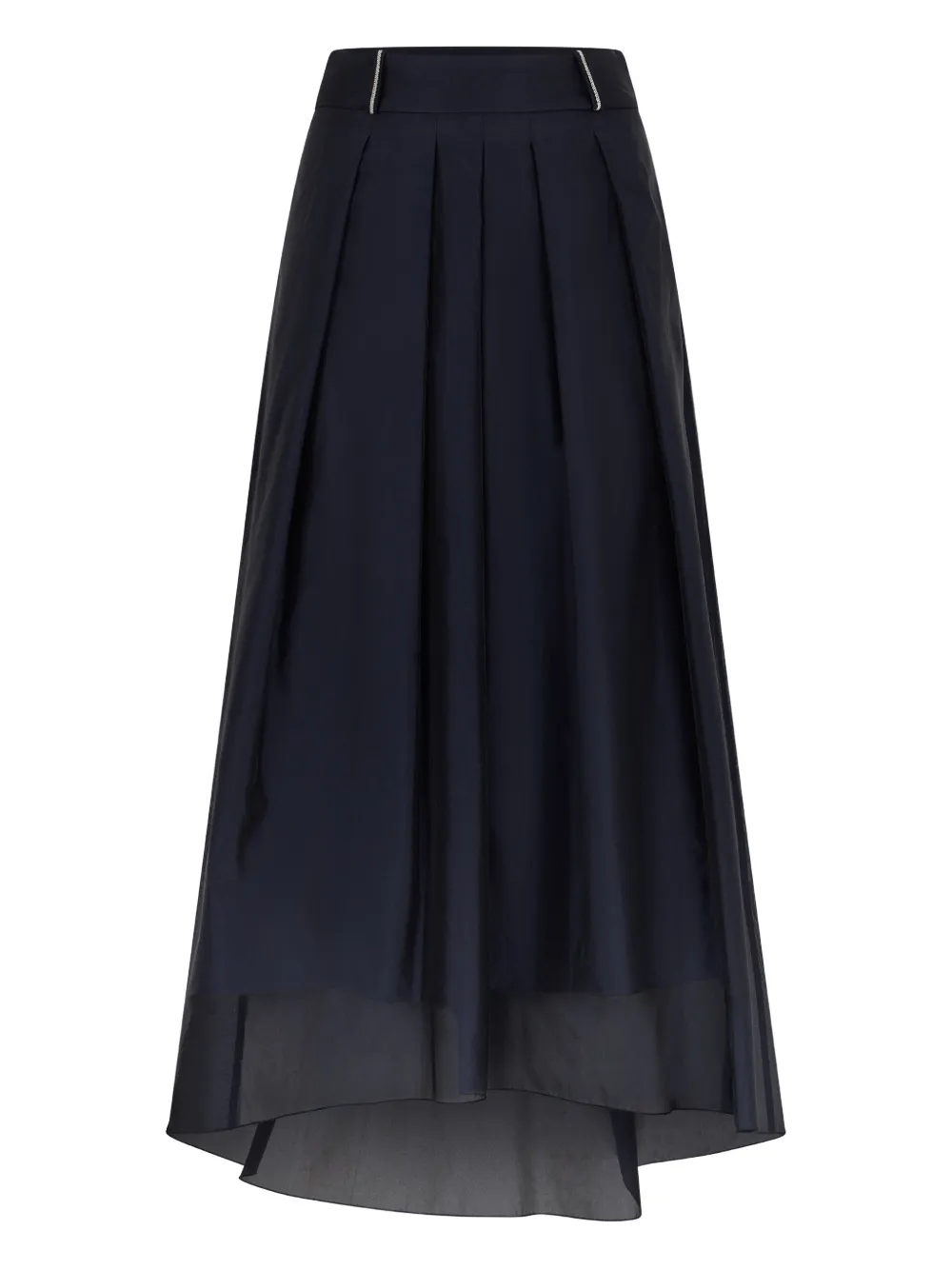 Peserico pleated maxi skirt - Nero