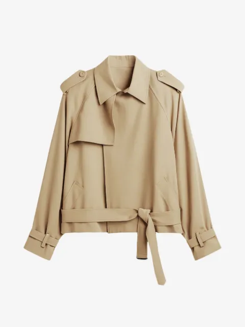 The Frankie Shop Jas met ceintuur en knopen