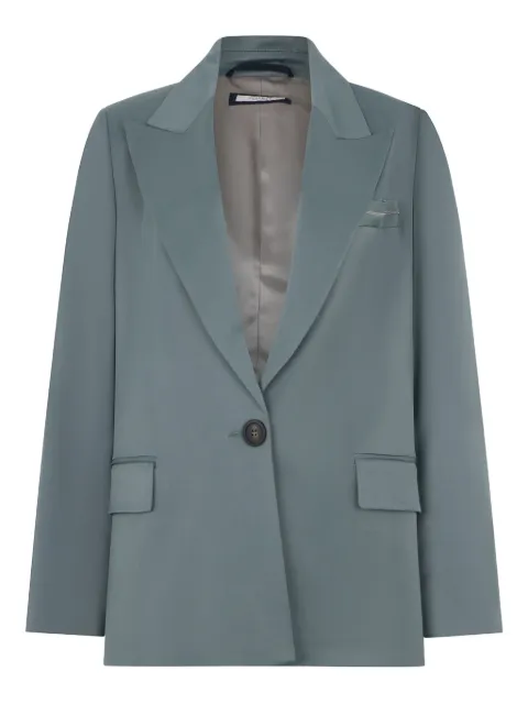 Peserico blazer med knaplukning og lomme