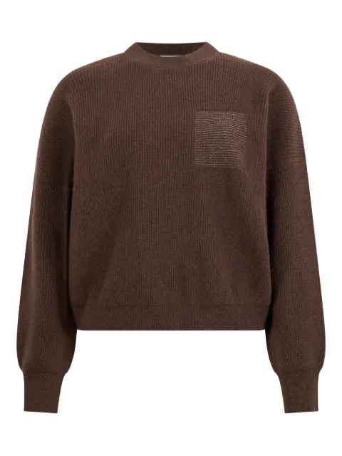 Peserico — long-sleeve round-neck sweater